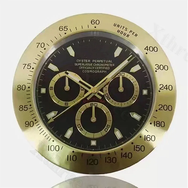 
Wholesale 14 Inch Stainless Steel Analog Quartz Clock Luxury Home Watch Decoration Wall 