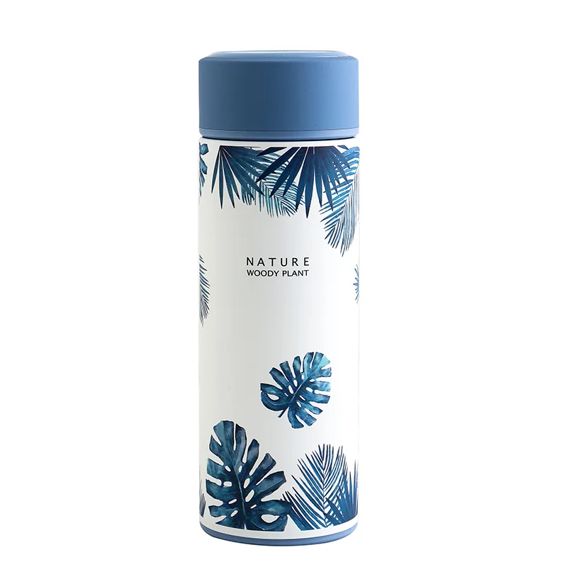 

Wholesale fashion design gift student double wall cute shape water bottle, Customized color acceptable