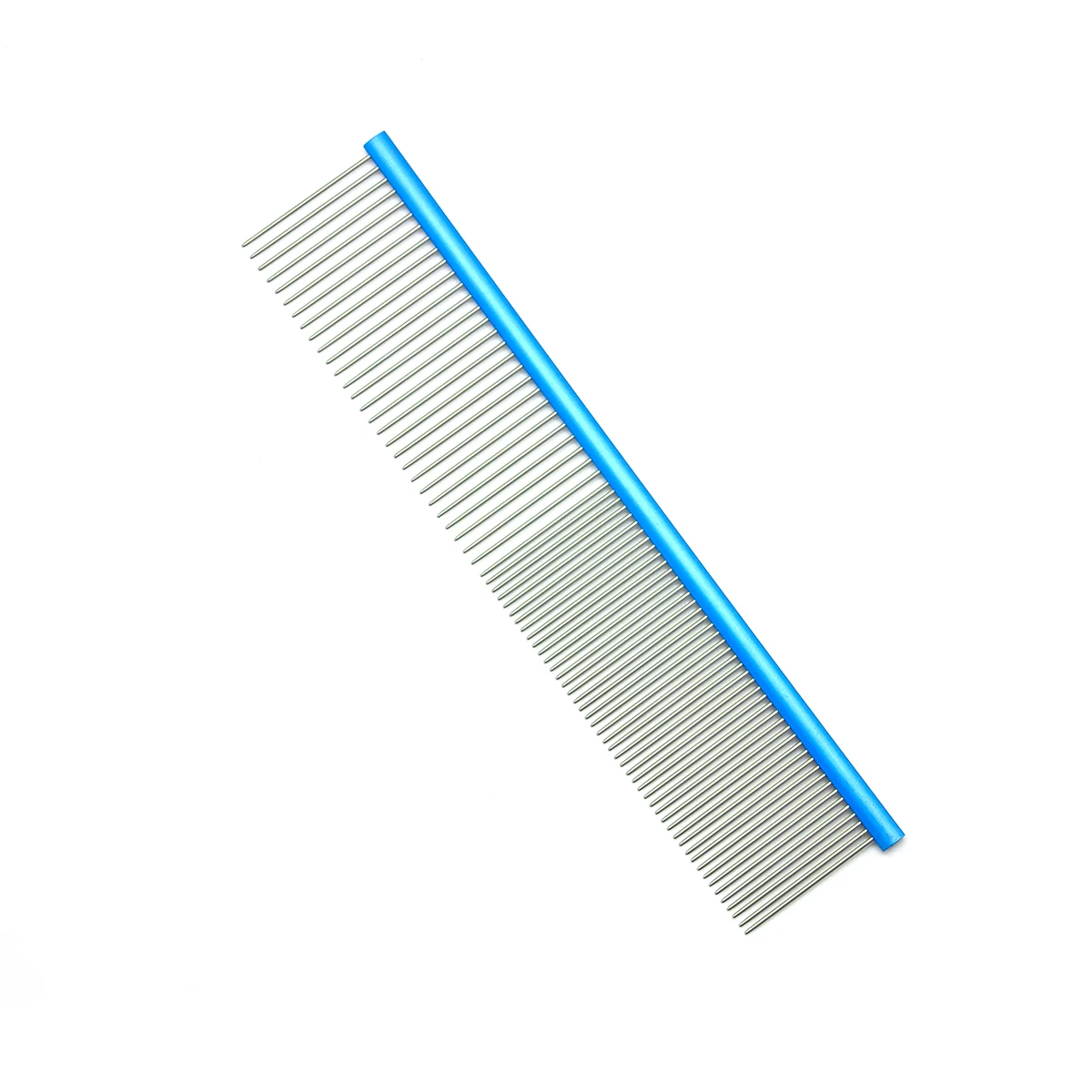 

Pet Hair Removal Massaging Flea Lice Cleaner Shell Aluminium Electroplated Pin Rat Tail Teasing Comb Electric