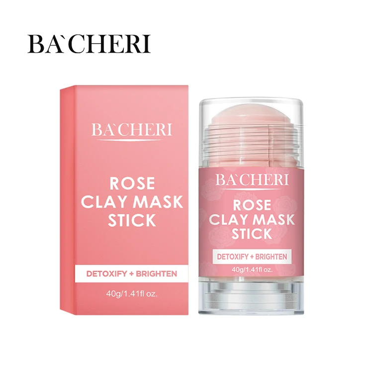 

Private Label Skin Care Deep Cleaning Rose Pink Face Clay Mask Sticks Facial Mask Stick Clay Stick Mask Masksticks