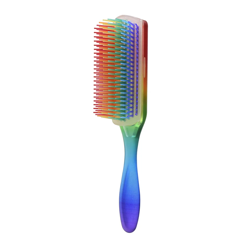 

Rainbow Colorful Comb Hair Cutting Styling Tool Personal Health Care Accessories Supplies, Bright-coloured