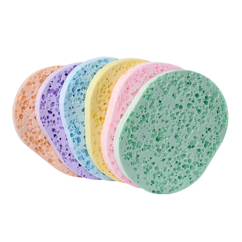 

Wholesale High Quality Private Label Cleaning Face Makeup Remover Puff Washing Cellulose Facial Makeup Remover Sponge, Show as picture or customized