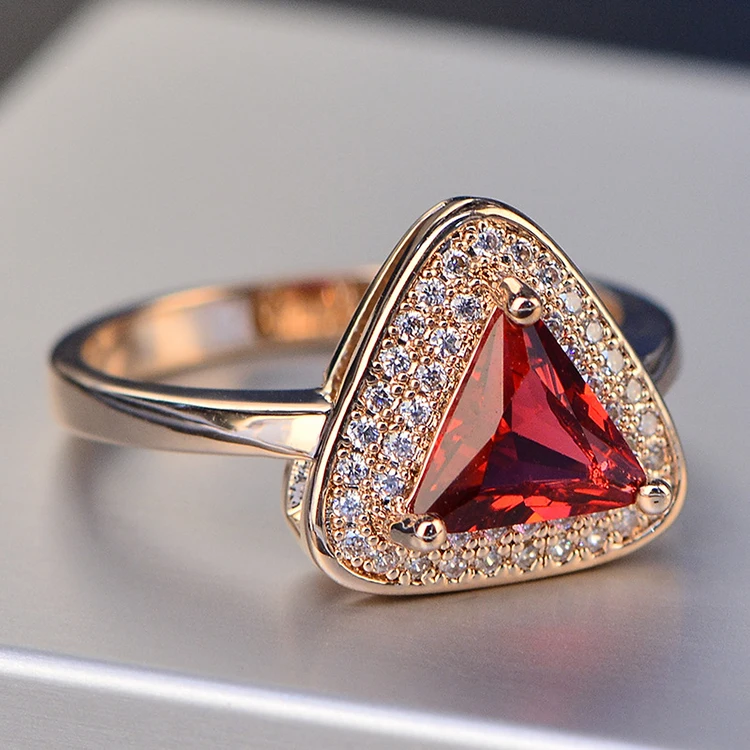 product-BEYALY-China Direct Supplier Triangle Unisex Silver Bijou Real Ruby Rings-img