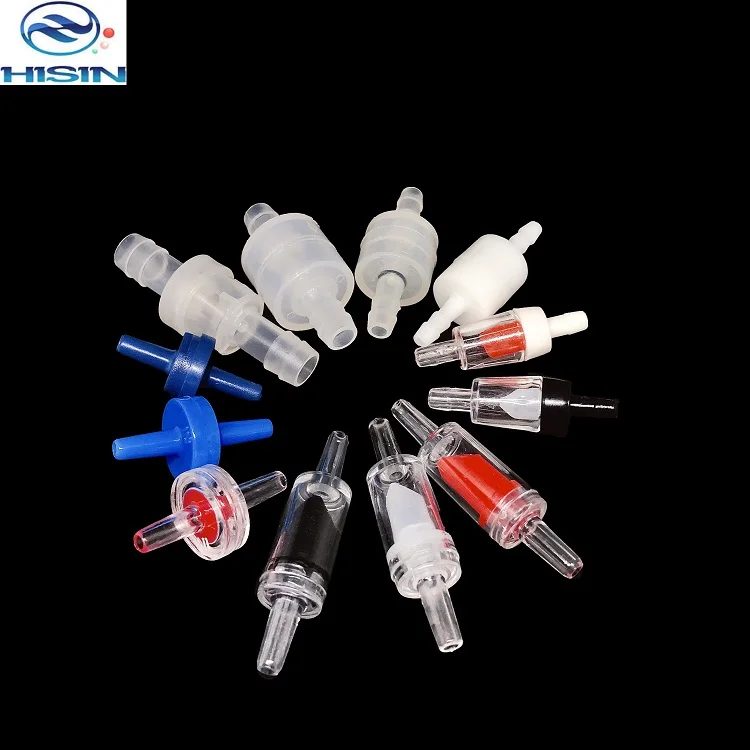 

HiSin Non return one way air small plastic mini valve aquarium