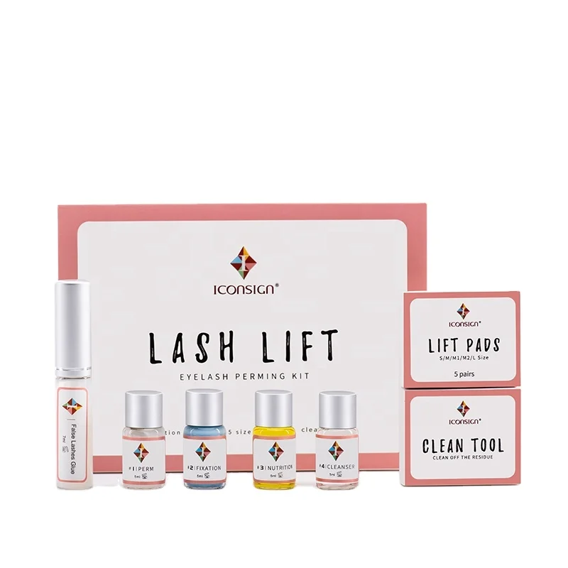 

OMG iconsign lash lifting pads tools kit full professional makeupbemine eyelash lift perming kit lashes perm set private label, Black