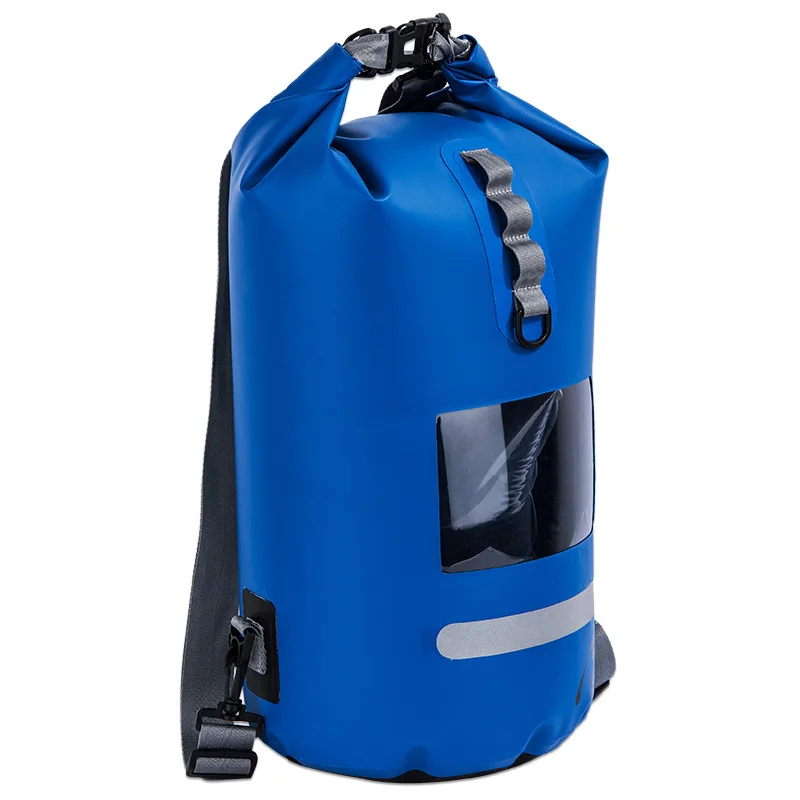 

Navy bule High quality 500D PVC waterproof pvc dry bag back pack for outdoor sports, Customized color