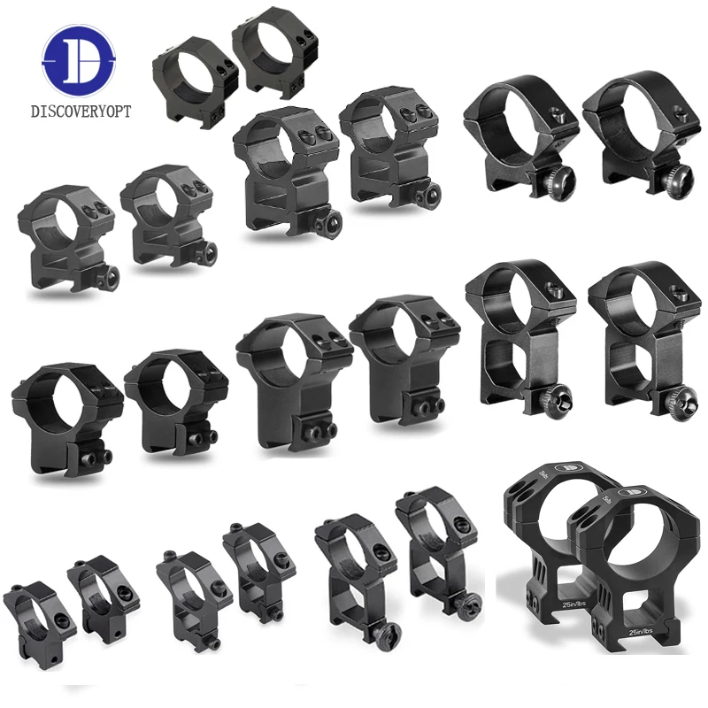 

DISCOVERY Scope Holder Support Scope Mount Rings High Profile - 30MM 25.4MM