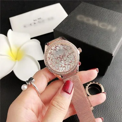 

2020 new casual and concise wild Mori series thin mesh belt small dial ladies watch female watch, Mix color