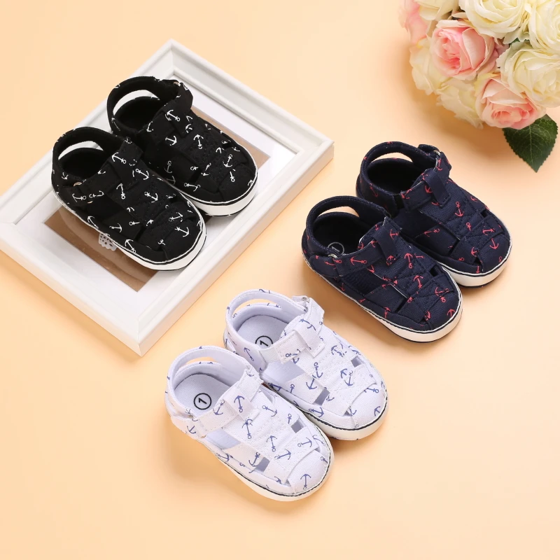 

Baby sandals Summer Boys' soft soled shoes 0-1 year old walking shoes