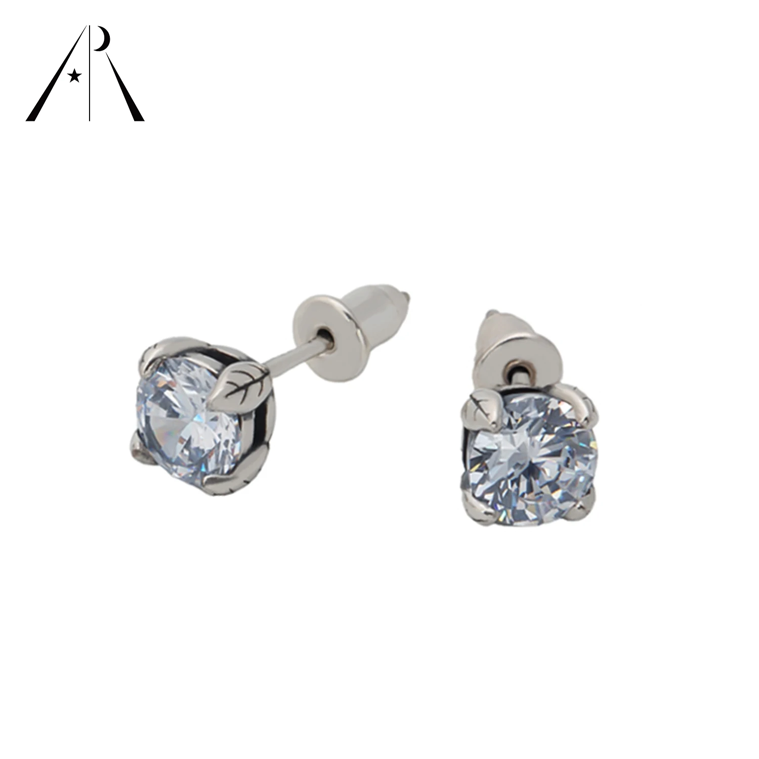 

Leaf Lace Gemstone Sterling Silver 925 Feminine Charm Wholesale Earrings