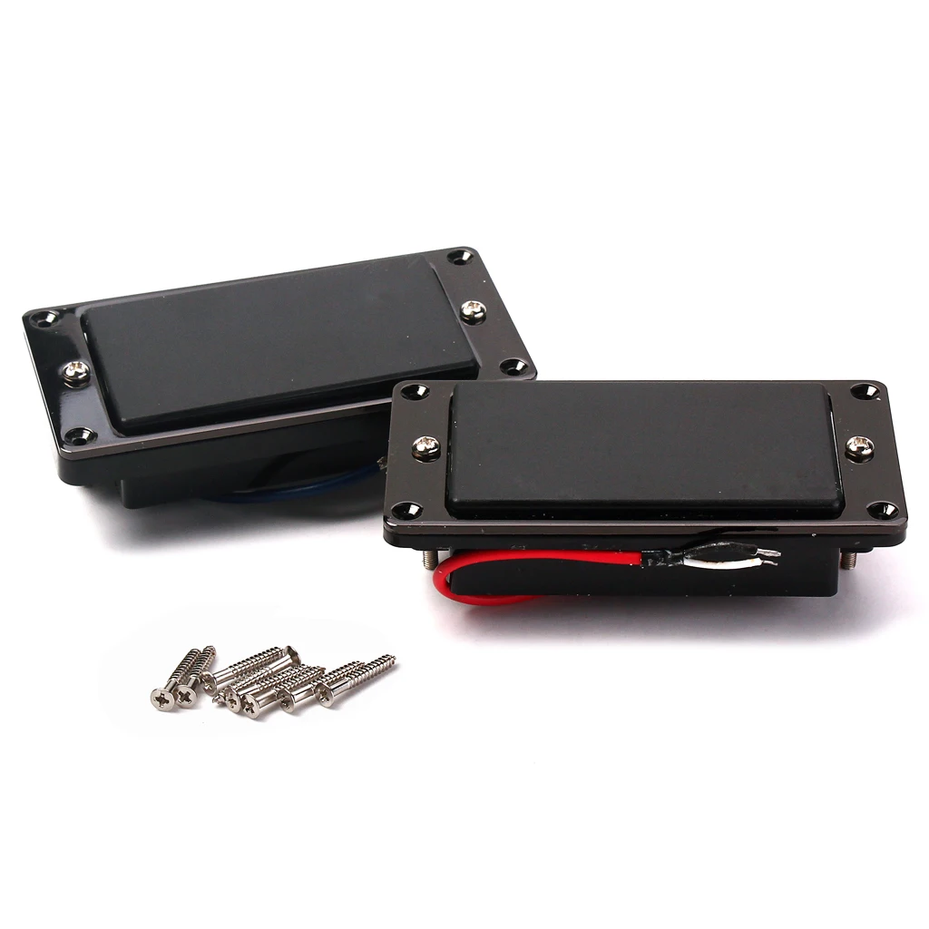 Professional Sealed Humbucker Pickups Set Guitars (Black) GMC04