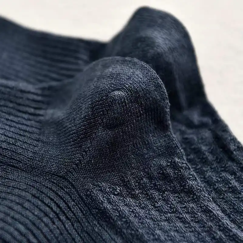 Great for Feet Planet Organic 100% Hemp Yarn Fiber Instep Stripped Pattern Jacquard Knitting Vintage All-day Comfort Socks