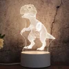 Remote control 3D Lamp Night Light 3D Illusion Lamp ABS Base Safe 3D LED Night Light Kids Gifts With USB Plug