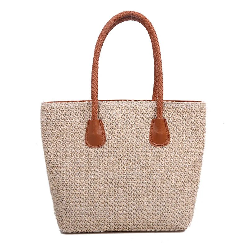 

2022 Wholesale fashion Cute Beach Hand Bag Straw Tote HandBag for Handmade Woven Bag, Customizable