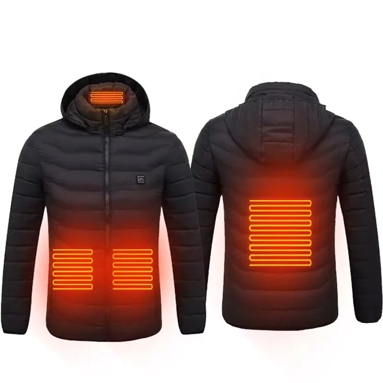 

Wholesale winter windbreaker down puffer heated jacket for men, Customized color