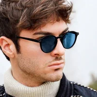 

2020 Fashionable Plastic round Polarized Sunglasses Sun Glasses For Men and Women