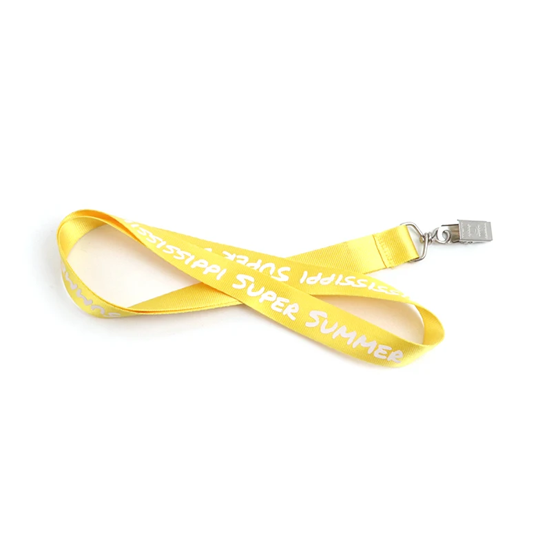 

Wholesale custom buckle keychain and id badge holder small lanyard