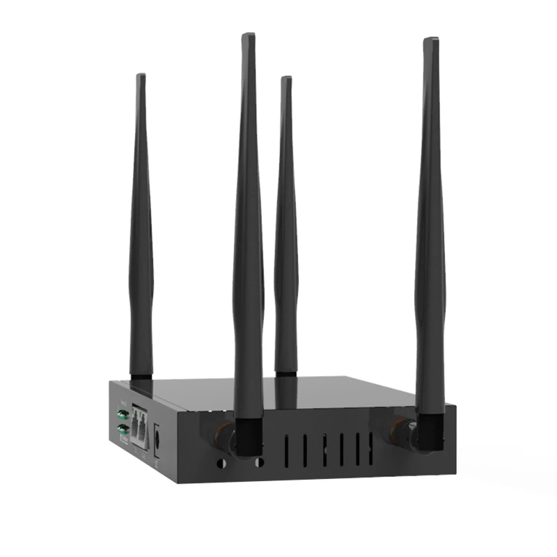 

Series Industrial unlock OpenWRT 300Mpbs RS232 RS485 WCDMA 3g 4g Lte Sim Router, Black