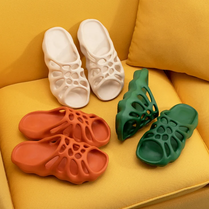 

UTUNE Women Slippers Female Summer Beach Casual Shoes LOGO Sandals Integrated Molding Sandals For Men Women, Multi color