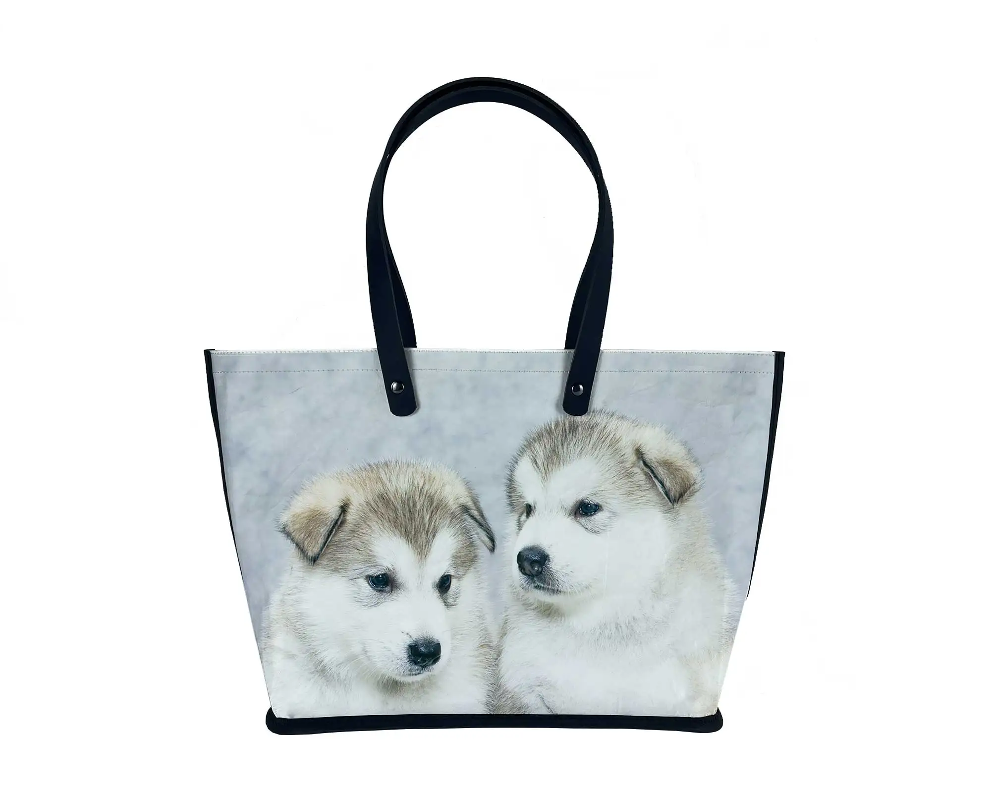 

Customized cute pet DIY picture FSC RPET Environmental friendly purses and handbags kraft paper bag