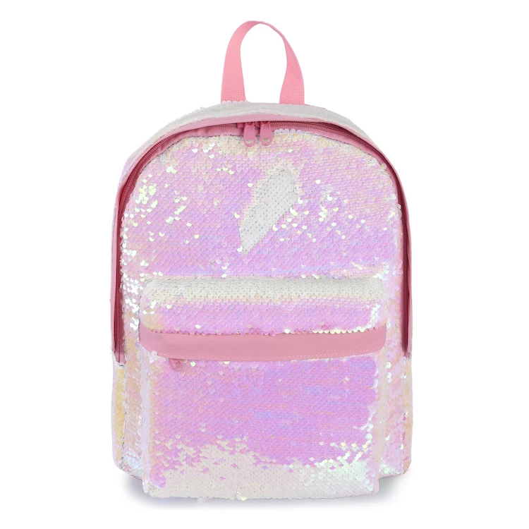 

Toddler Backpack 12" Mermaid Sequin Reversible Preschool Bag for Girls