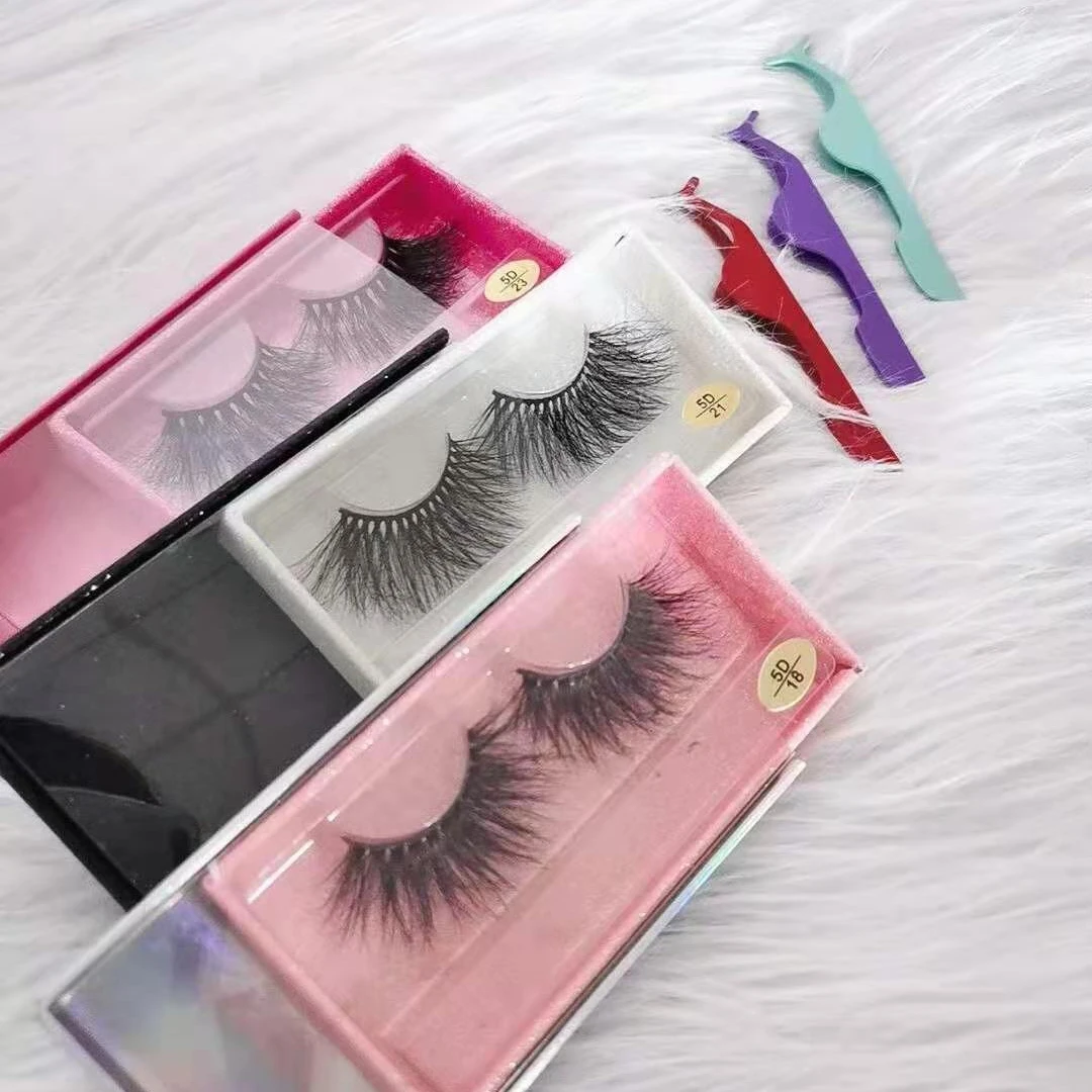 

Wholesale Price Eyelash Private Label Free Sample 25mm Eyelash Free Sample 3D Mink Eyelashes, Black