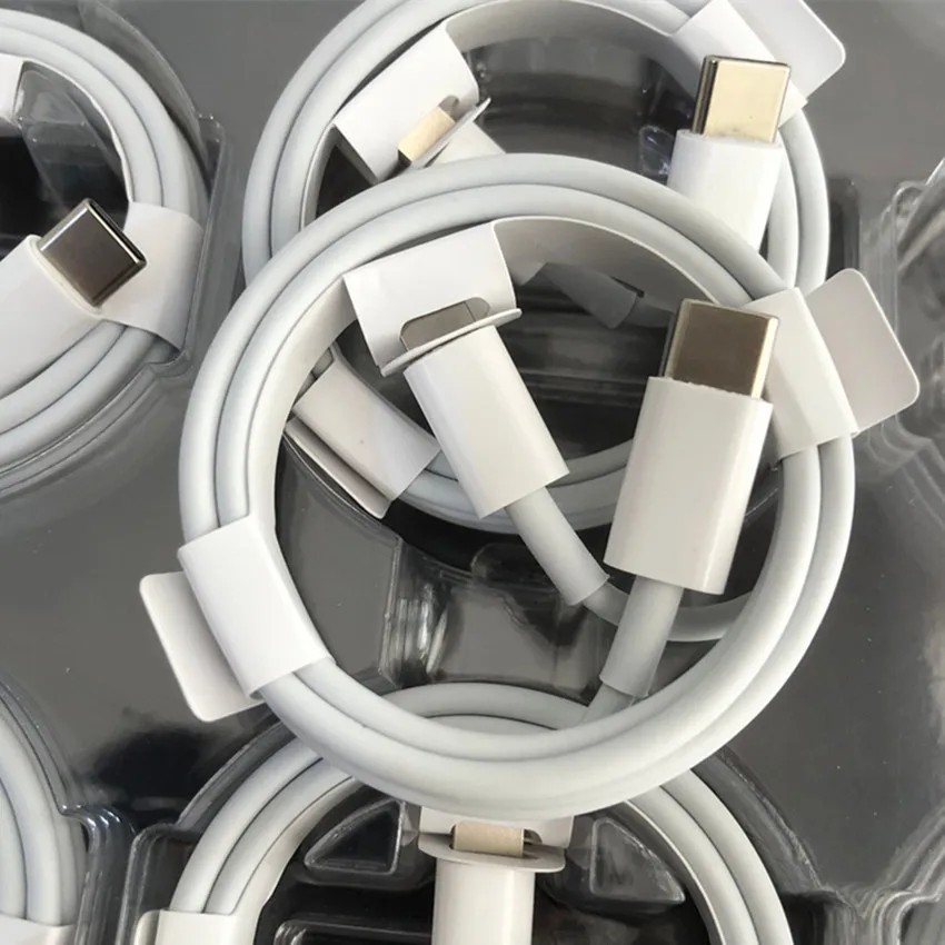 

1M PD 18W 20W Phone Cable Premium 3A fast Charging Cable C-L Charging Data Cable For iPhone 12, White