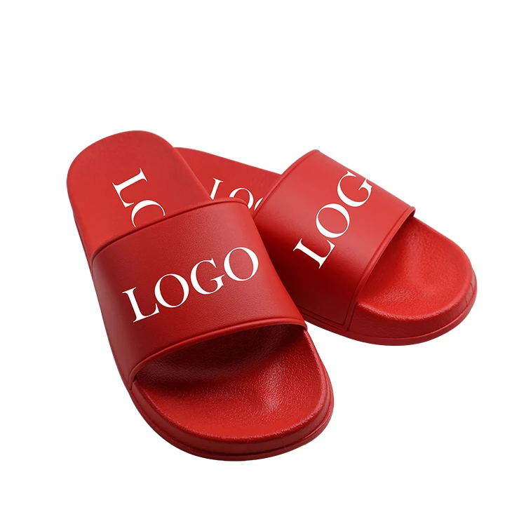 Wholesale Factory Price Black Unisex Men Women Custom Logo Blank Slides Slippers Footwear