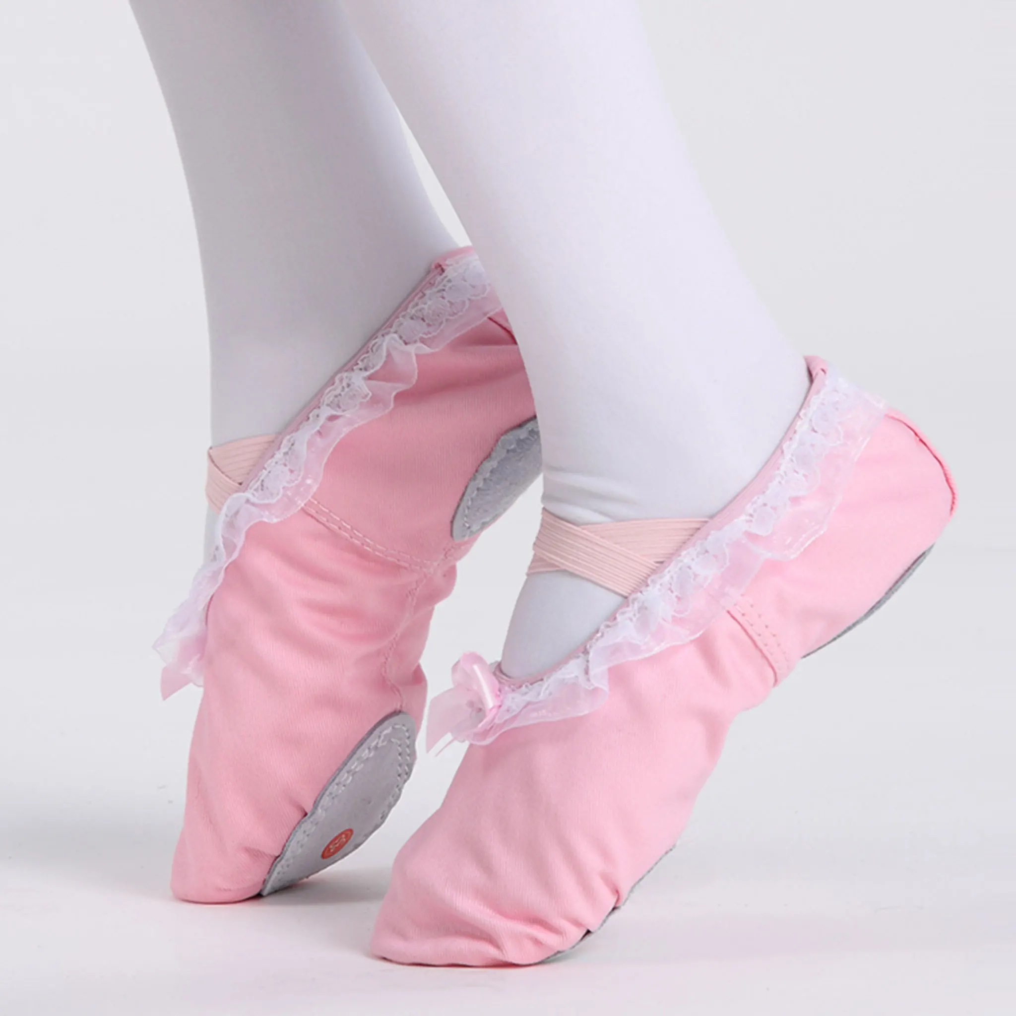 Cheap Canvas Lace Flats Elastic Wholesale Womens Ballet Shoes For