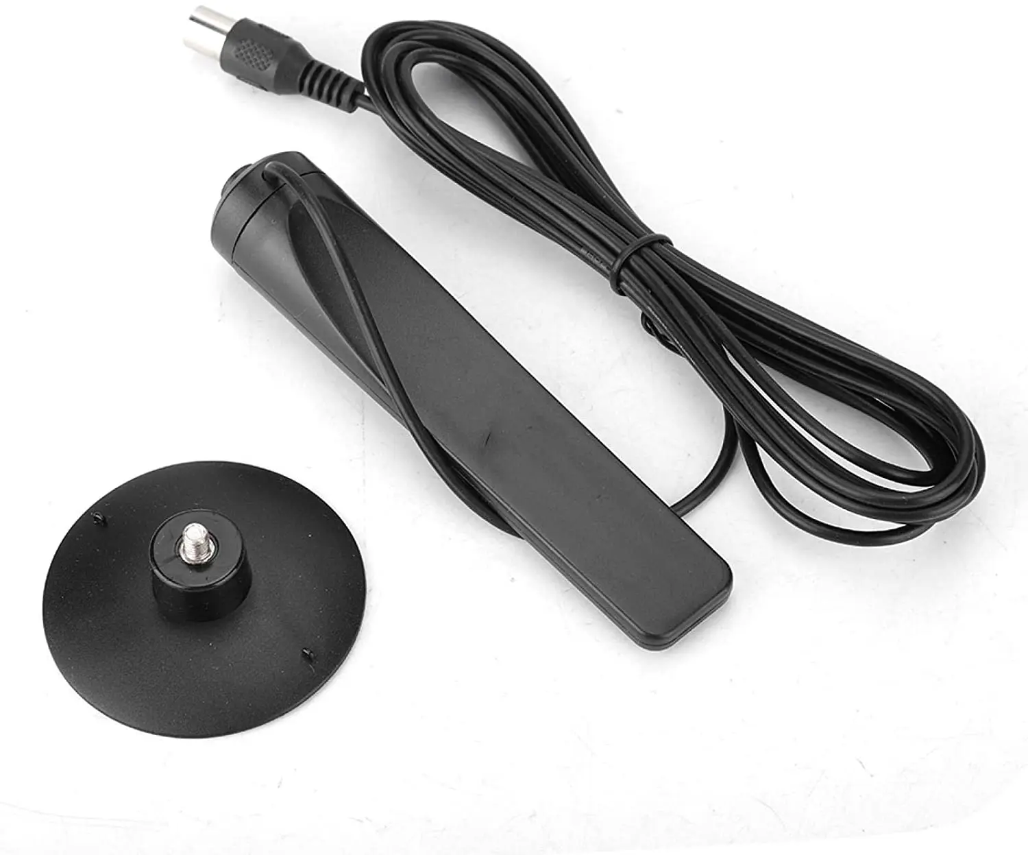 

Indoor TV Antenna Dvb-t Dvb-T2 Vhf Uhf Antenna With Amplifier Magnetic Sucker Mount