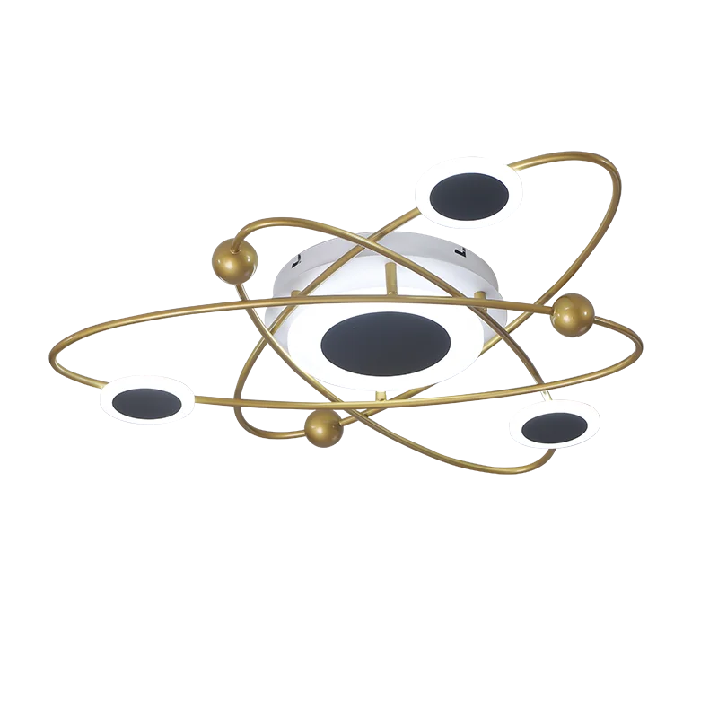 

Cool Design Science Education Atom Movement LED Ceiling Light Modern Functions Remote Control Lighting