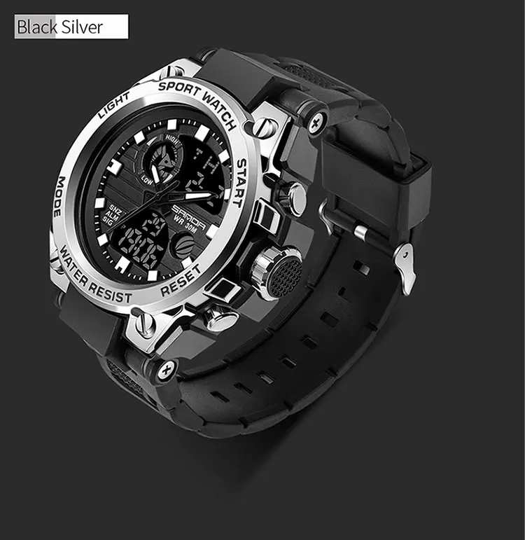 SANDA 739 Classic New Men Digital Wrist Watch Wholesale Original Waterproof Popular Low Price Best Outdoor Sports Watch for Men