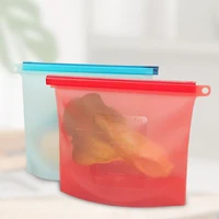 

Kitchen Ziplock Reusable Silicone Food Storage Bag