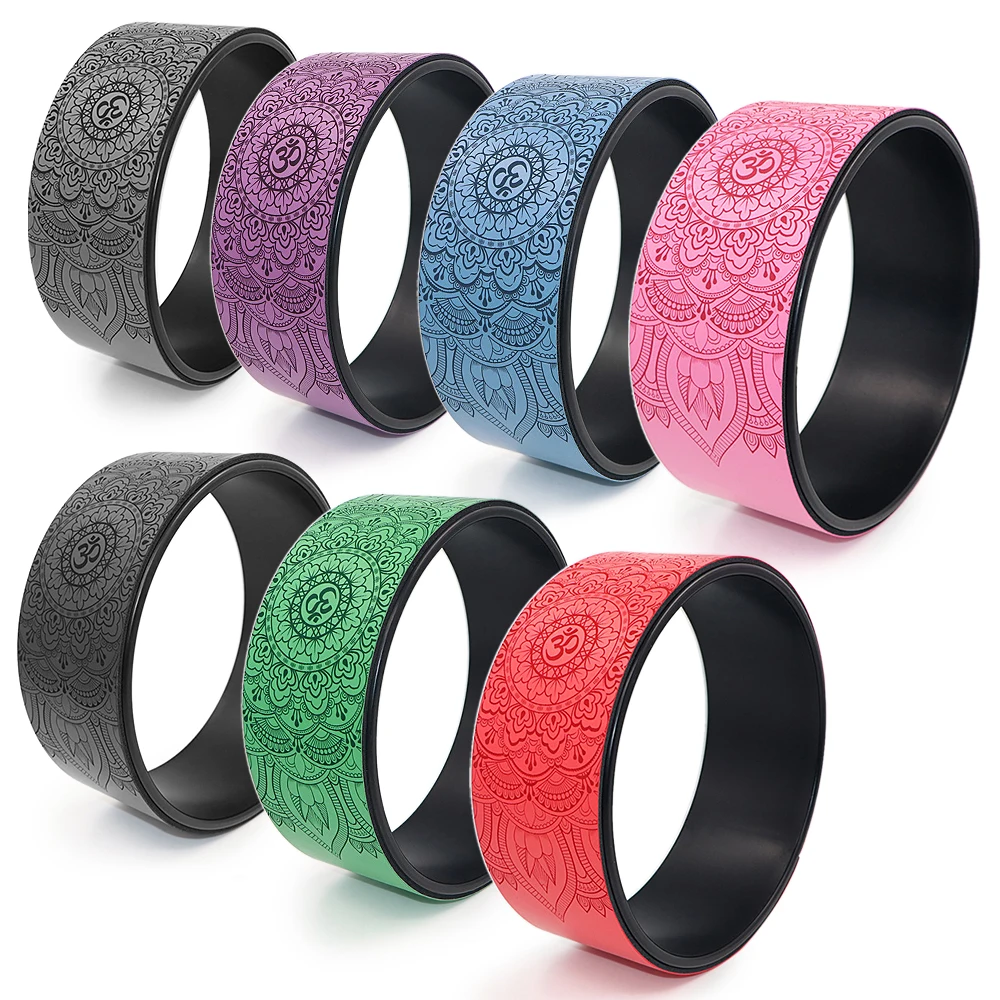 

Waist Abdominal Fitness Gym Workout Yoga Wheel Roller for Back Pain Stretching