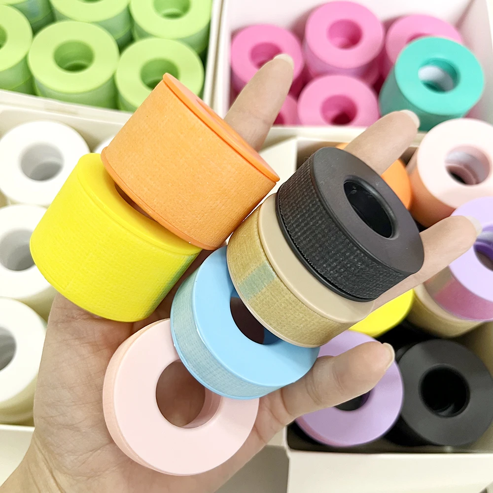 Sensitive Skin Eyelash Extension Supplies Glue Adhesive Fabric Lash Tape Beauty Tool Paper Material Silicone Gel Irritation Tape