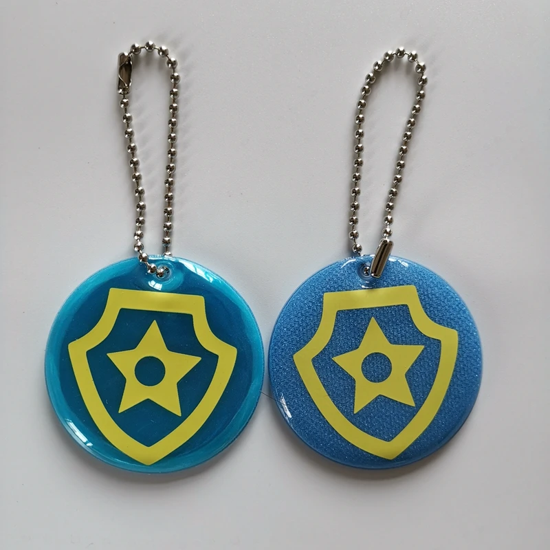 Personalise Customized Design Reflective Soft Pvc Keychain