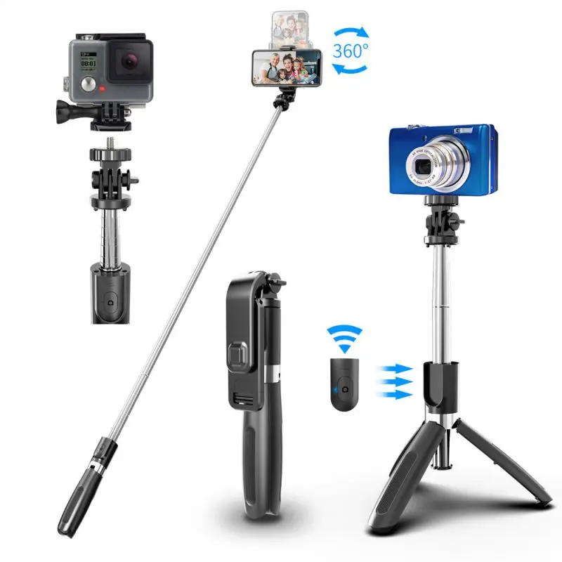 

With Wireless Remote Sponge Octopus Camera Phone Holder Mini Flexible Tripod Selfie Stick
