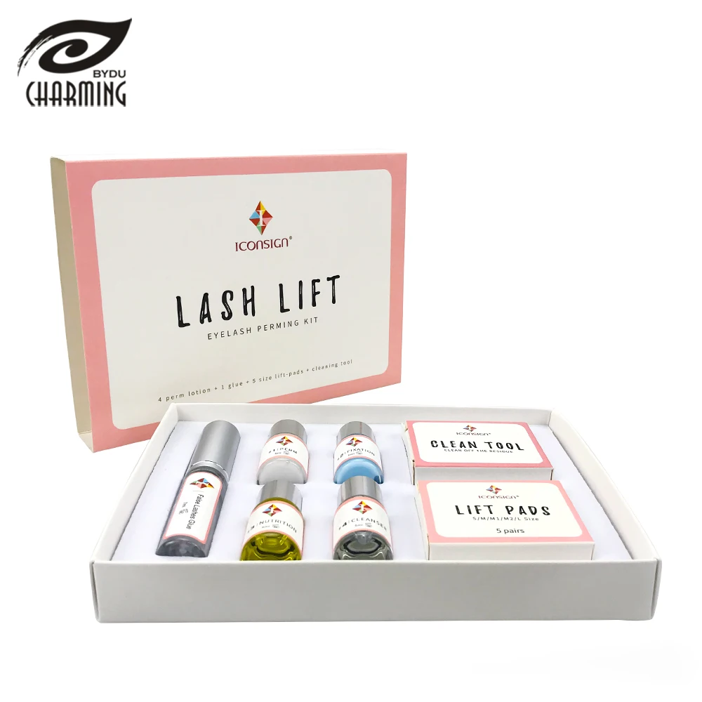 

Private label lash lift adhesive lotion lash lift products supplies lifting eyelash, Pink