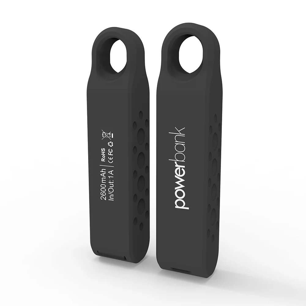 

powerbanks Wholesale Mini Colorful Waterproof Mobile Charge Power Bank 2600mah