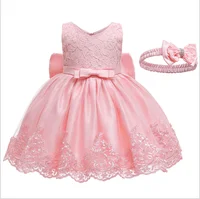 

D0109 Baby Dress Pictures Ball Gowns Children Wedding Party Bridesmaid Sleeves Sleeves Evening Dresses Girls