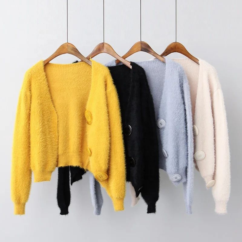 

B22353A Korean fashion cardigan women Sweet sweater coat