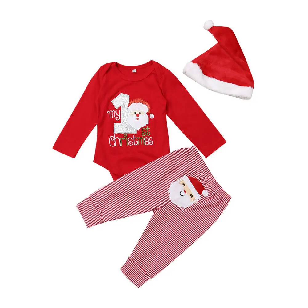 

2021 new high quality kids boys girls dress christmas gift clothing clothes diy pajama pj sets, Picture