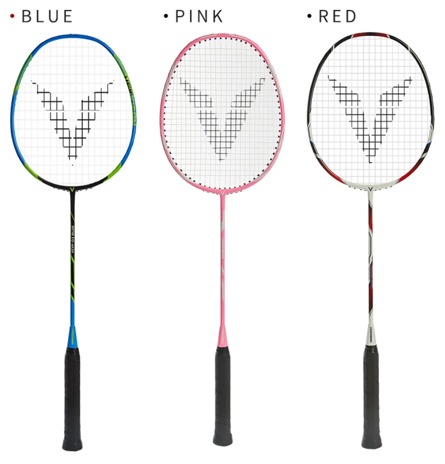 

High Quality Sport Badminton Rackets Set of 2 Cheap Battledore with Net Carbon Fiber