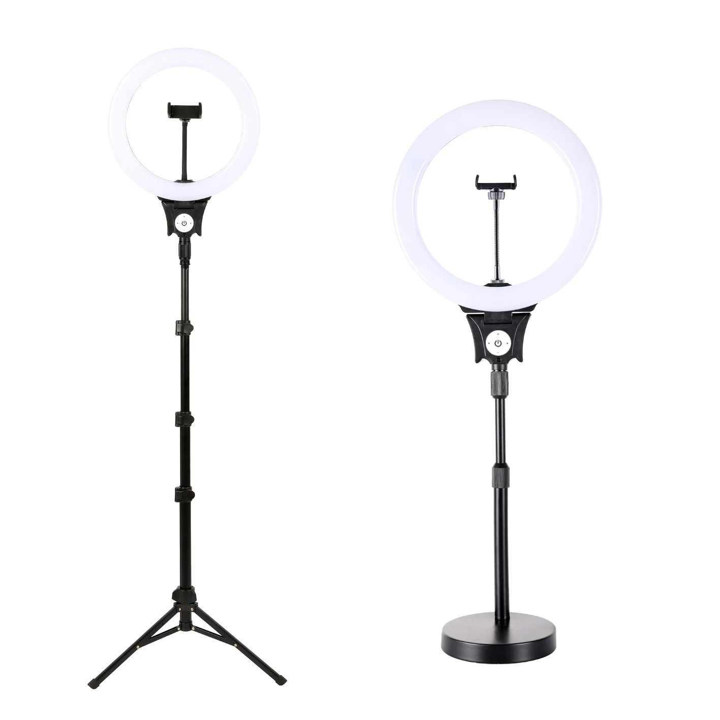 

High Quality Portable Beauty Selfie Light Led Ring Light With Stand, Black