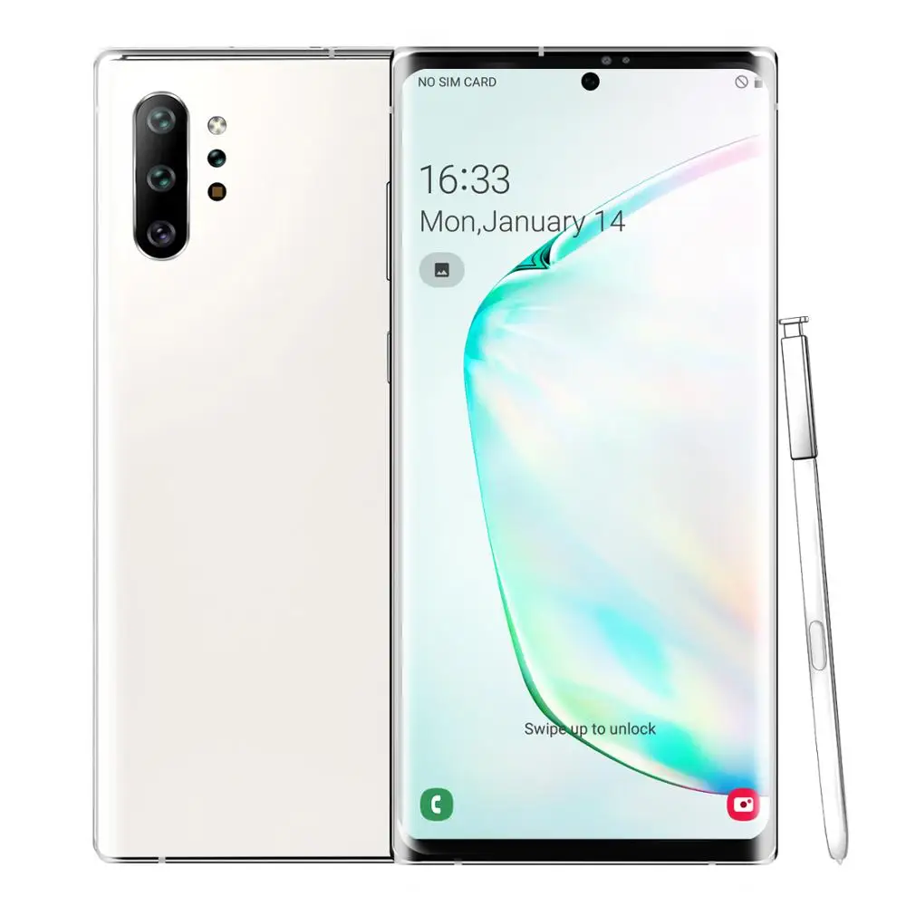 

Face Recognition Unlock Note 10+ 6GB RAM+128GB ROM Factory Unlocked 6.5 HD+ IPS Screen GSM WCDMA No CDMA International Version