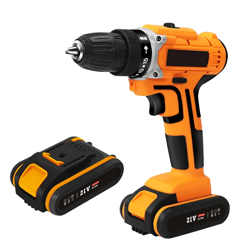 
High Quality 18650 Li ion 21v Rechargeable Battery Industrial Electric Lightweight Cordless Drill  (1600057228661)