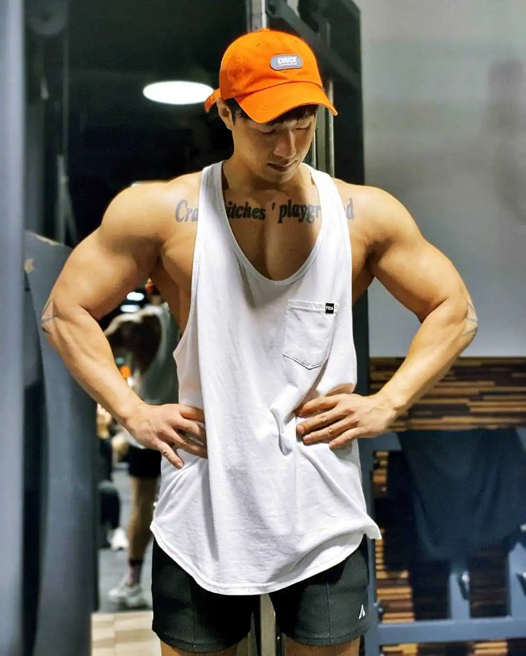 

Muscle Doctor Brothers Korean Version Loose Modal Cotton Sports Vest Men Men's Base Fitness Sleeveless T-shirt, White/red/green/black/army green/gray