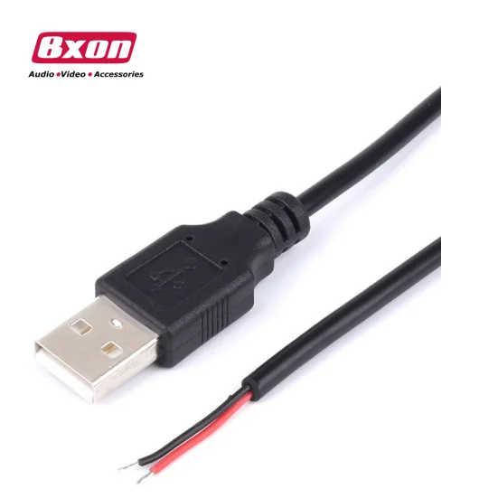 

Bxon 1m 24AWG Copper Wire USB 2.0 A Male to DIY bare end cable