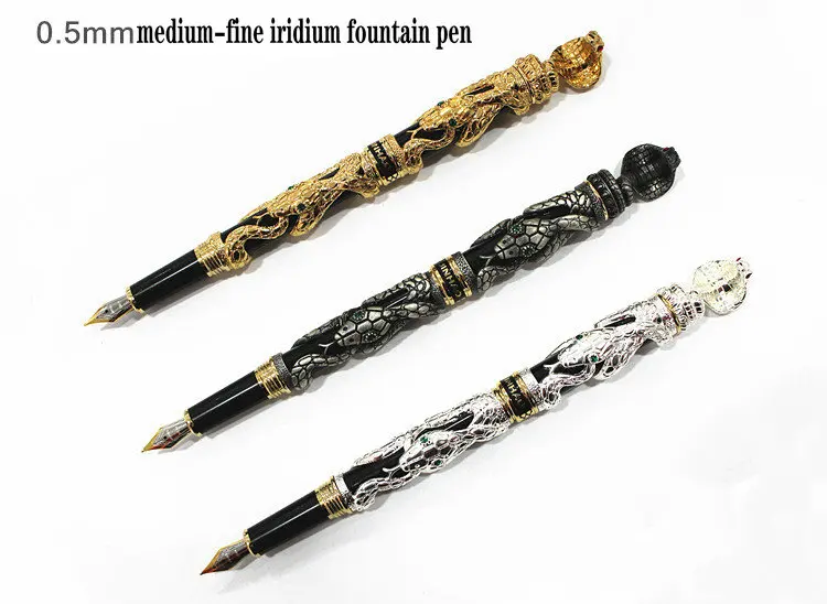 Collection Design 3d Snake Pen Luxury Metal Heavy Pen Jinhao
