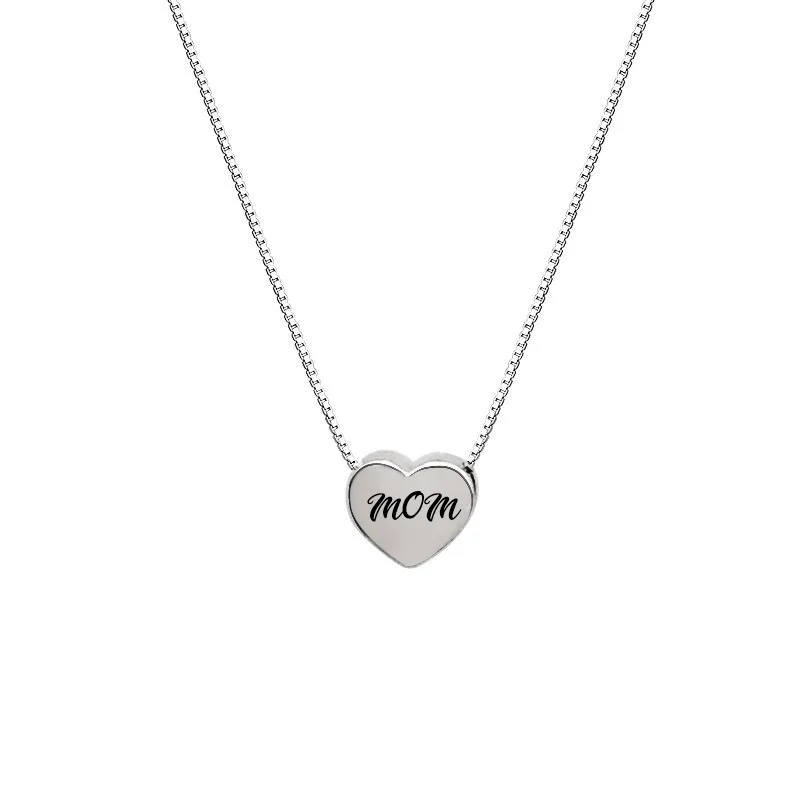 

2021 fashion 925 Sterling Silver necklace Mother's Day pendant necklace women jewelry wholesale
